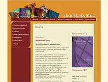 Tablet Screenshot of aikuiskasvatus.fi